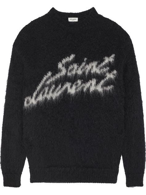 ysl knit sweater|yves saint laurent hoodies sweatshirts.